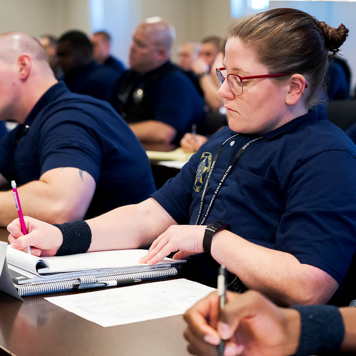 Students doing classwork at Walters State