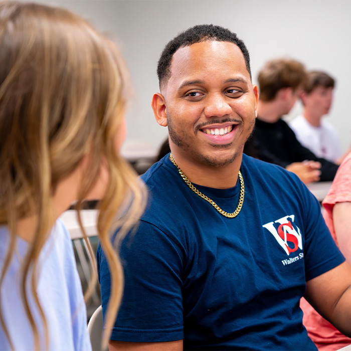 A Walters State Student in Class