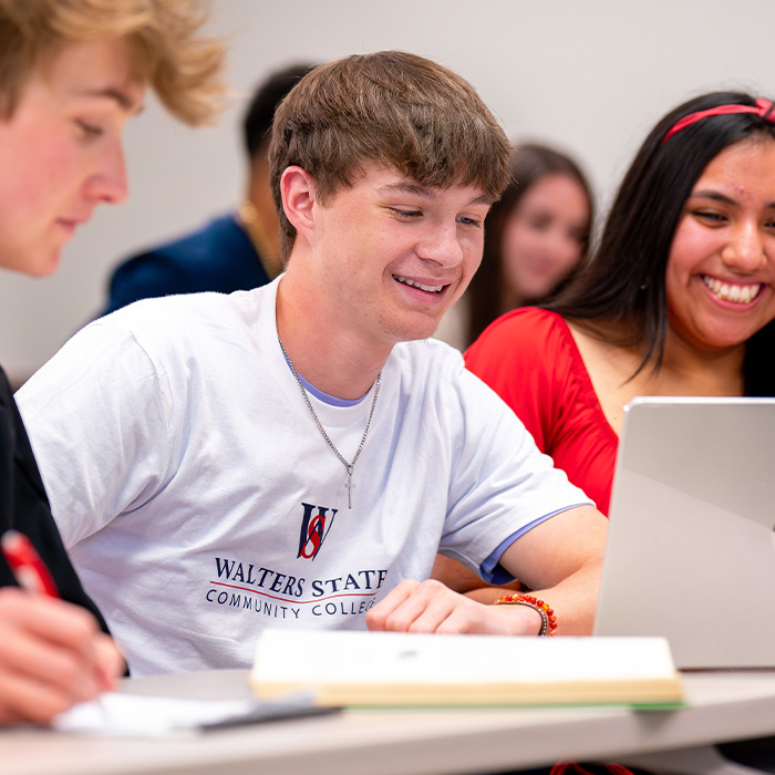 Students in a classroom