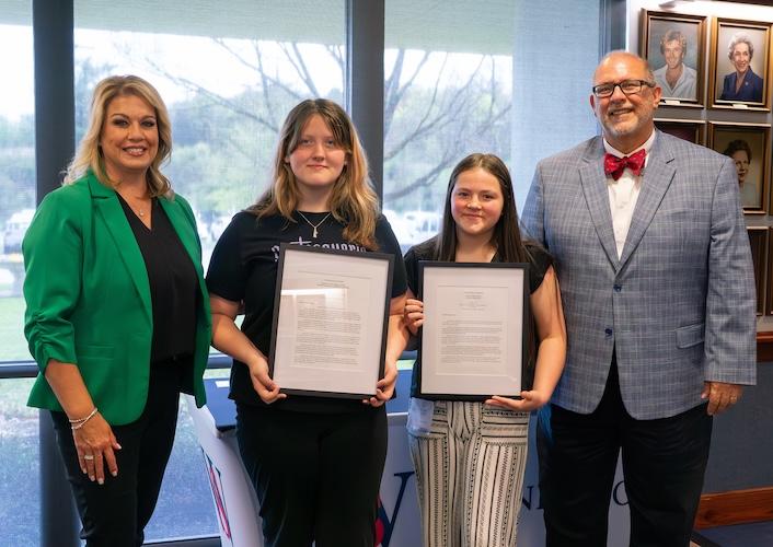 Hawkins County Students Win John Gamble Essay Contest