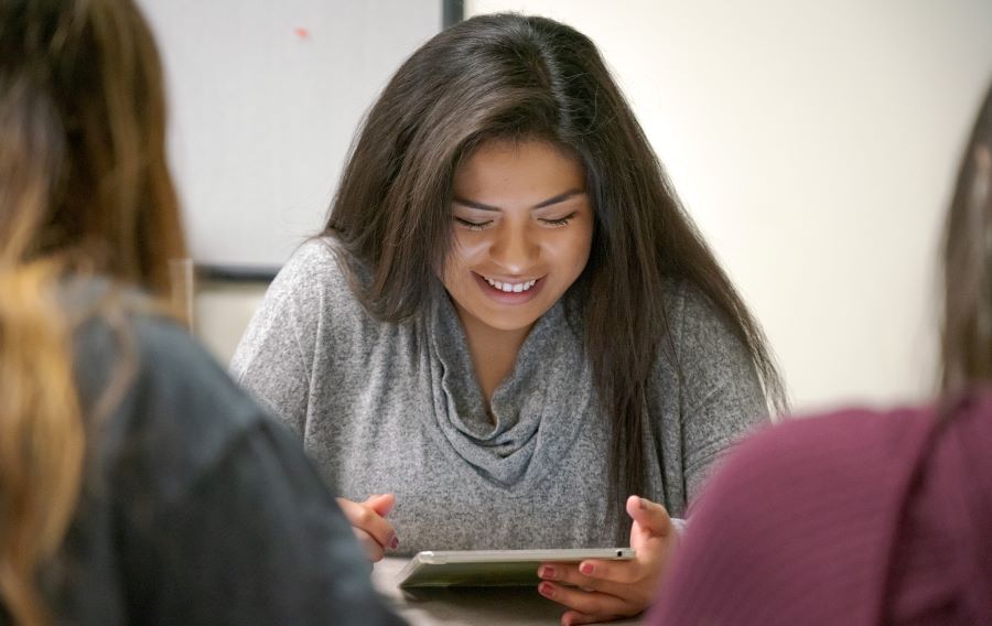 A student learning at Walters State.