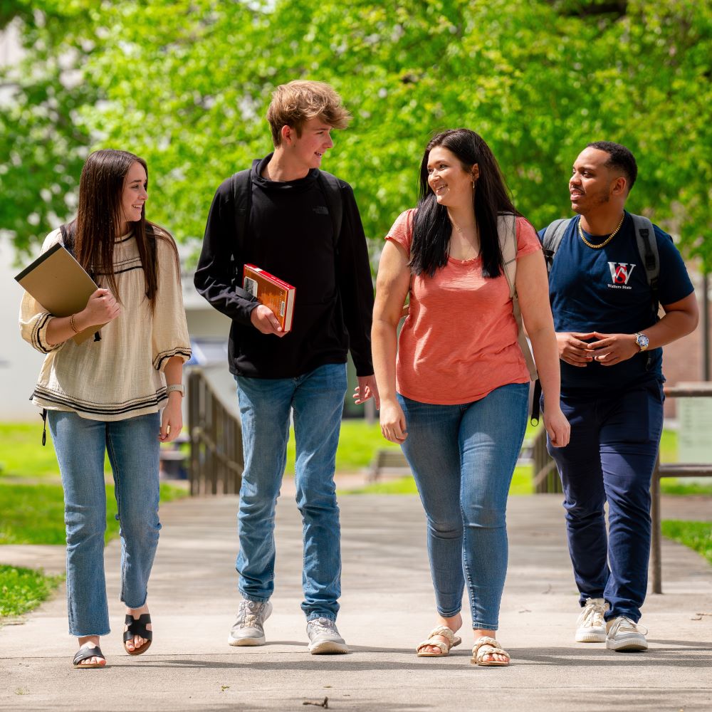 Students on the Morristown Campus