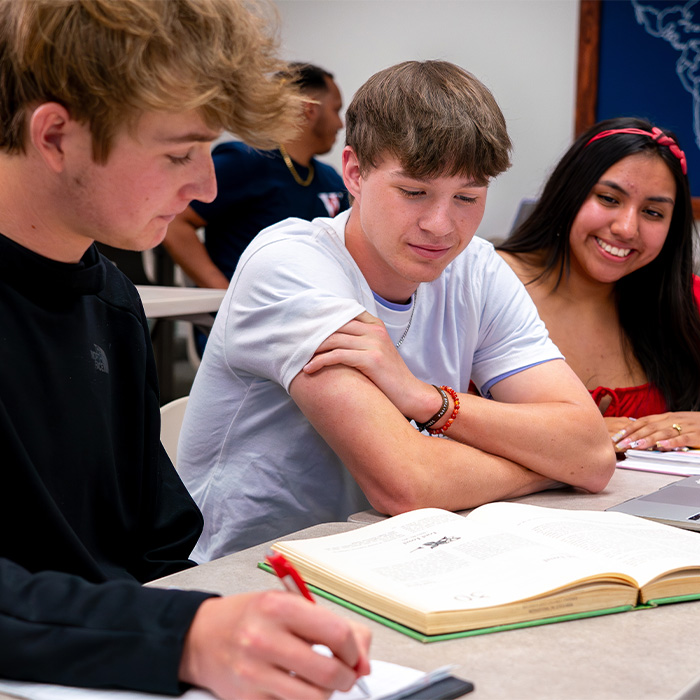 Walters State students working together