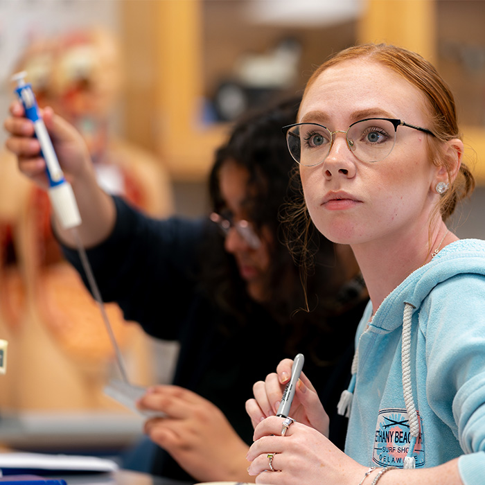Walters State Students studying science