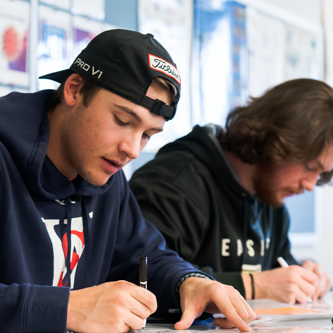 Walters State Students studying science