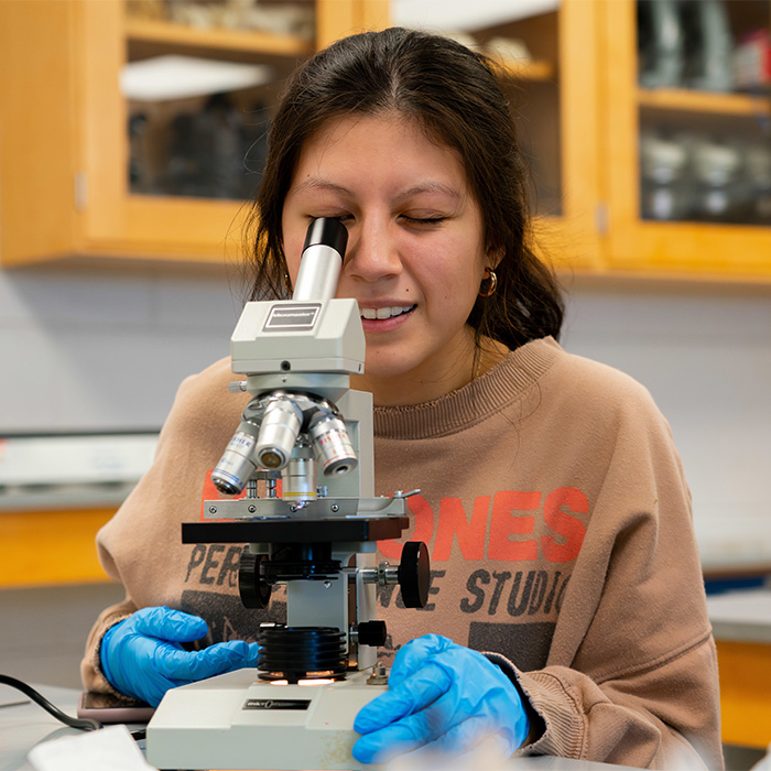 Walters State Students studying science