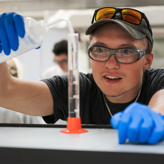 Chemistry Lab Student