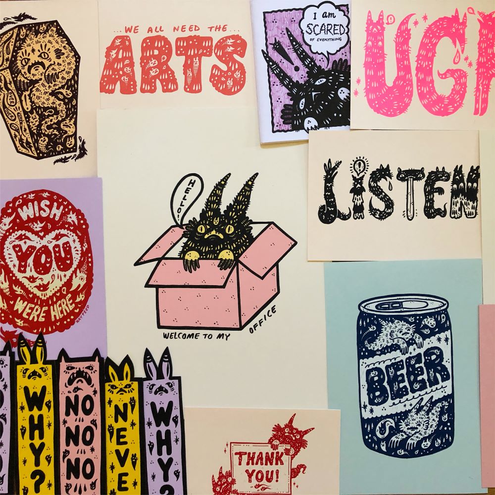 Printmaking Exhibit Now On Display