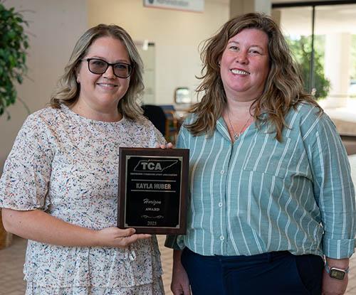 Huber Receives TCA Horizon Award