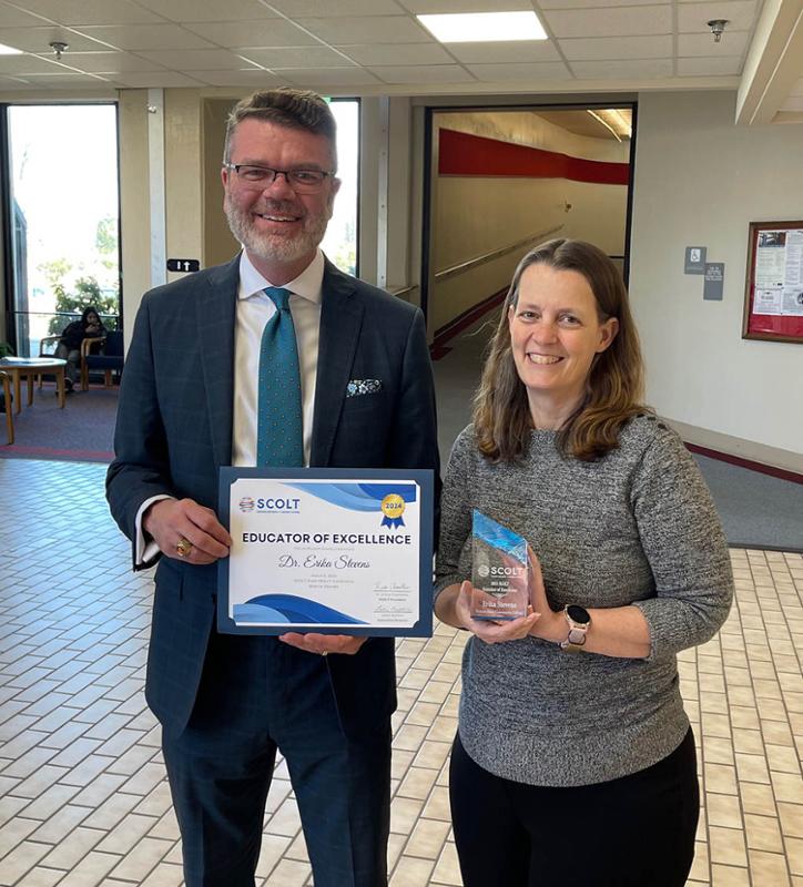 Stevens Honored by Spanish Conference on Language Teaching