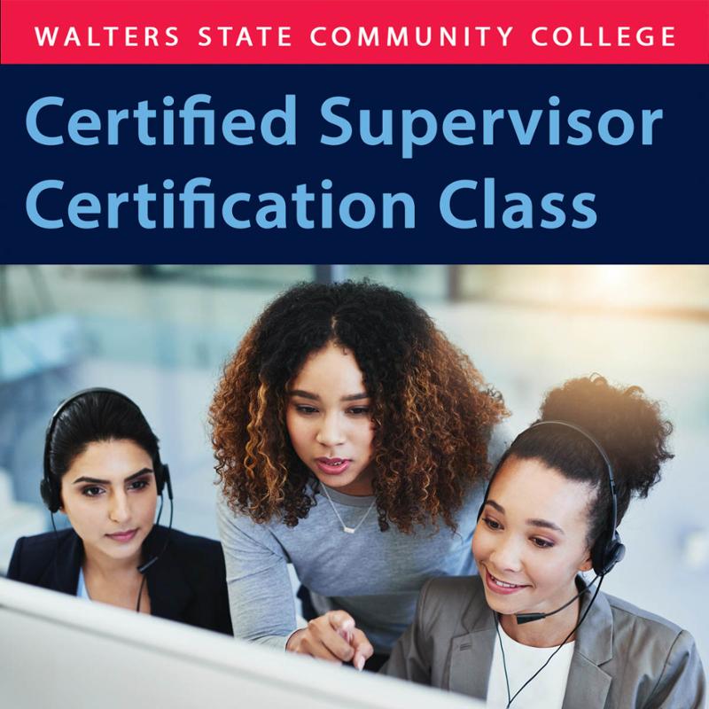 Certified Supervisor Training Starts Sept. 30