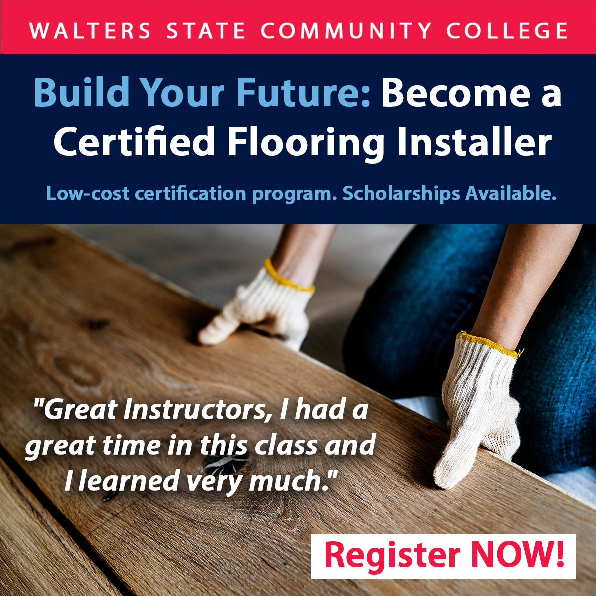 Flooring Installation Course Offered With Scholarship