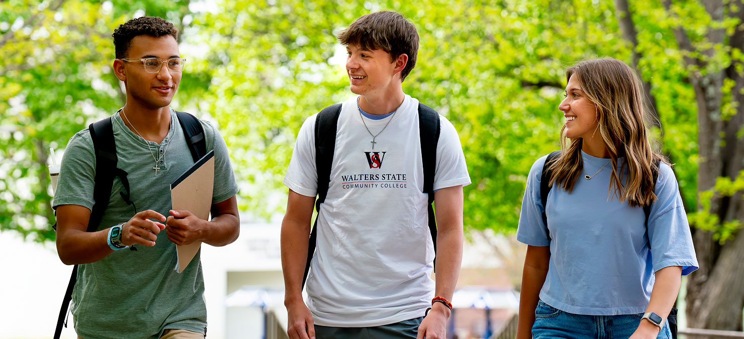 Students attending Walters State Community College.