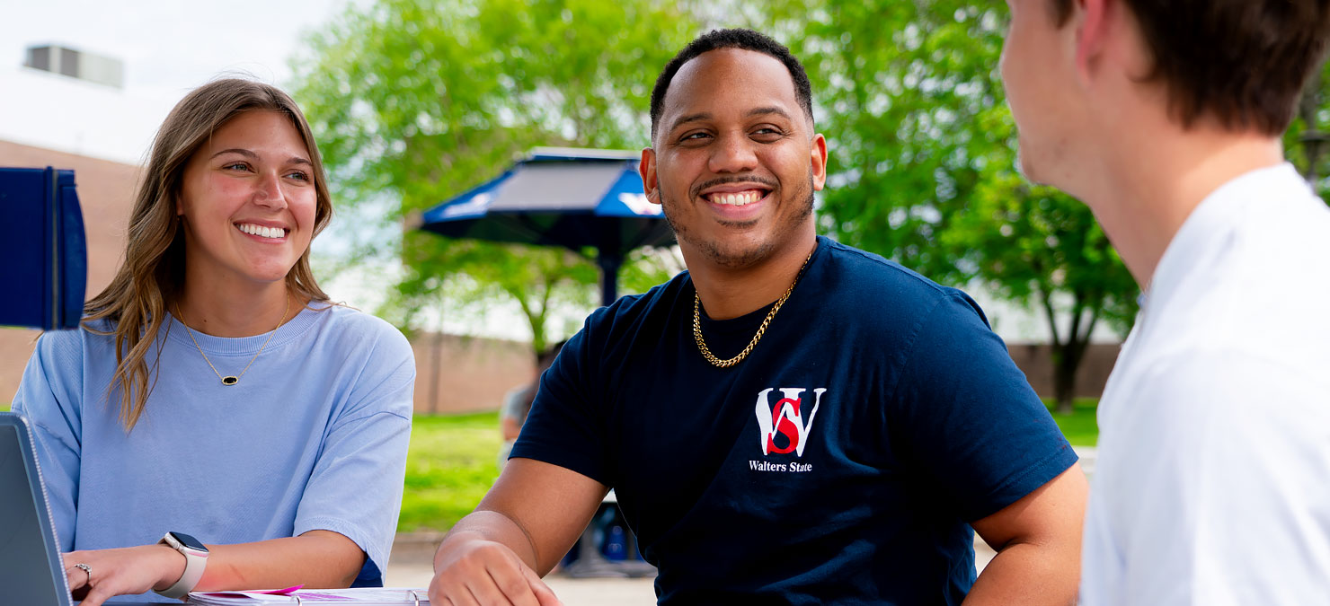 Students attending Walters State Community College.