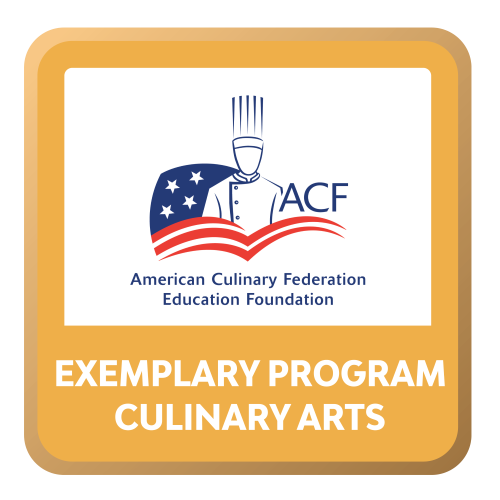 Culinary program badge for culinary arts.